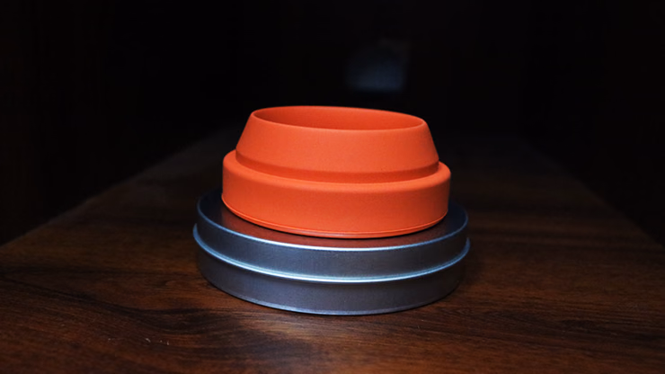 Harmonica 2 Chop Cup Red (Silicon) by Leo Smetsers - Trick - thumbnail 3