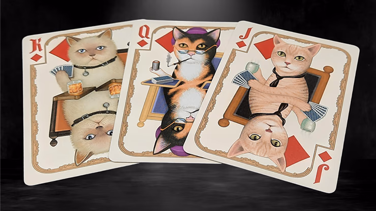 Bicycle Poker Cats V2 Playing Cards - thumbnail 4