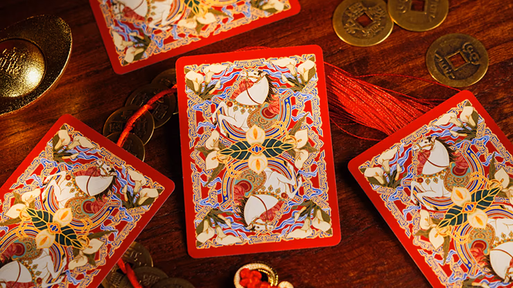 Year of the Horse (Red) Playing Cards by TCC Fashion - thumbnail 6