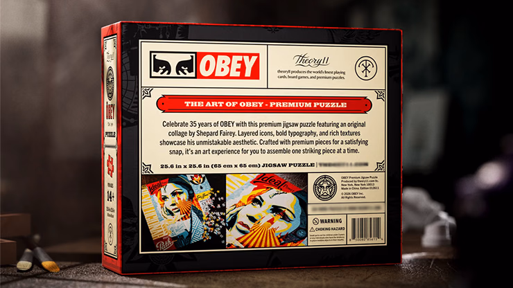 OBEY Jigsaw Puzzle by theory11 - Image 2