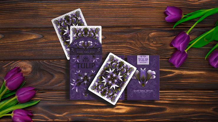 Grand Tulip Purple Playing Cards by Dutch Card House Company - thumbnail 6