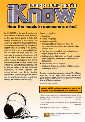 iKnow by Jason Palter - DVD - Image 2