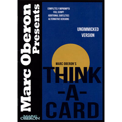 Thinka-Card (ungimmicked version) by Marc Oberon - ebook - Download - magic trick