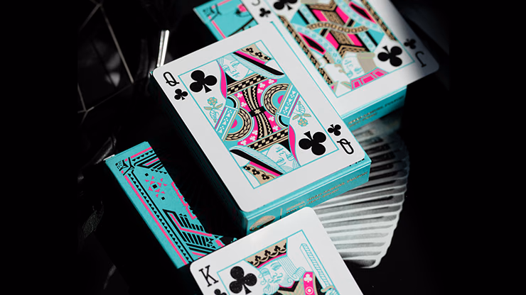FULTON'S THUNDERBIRD ROOM TURQUOISE EDITION PLAYING CARDS - thumbnail 3