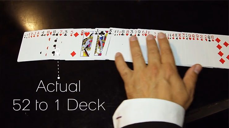 The 52 to 1 Deck Red (Gimmicks and Online Instructions) by Wayne Fox and David Penn - Trick - Image 2