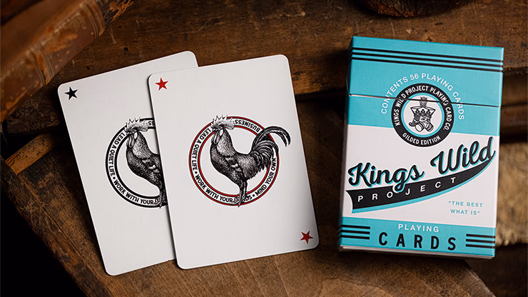 Gilded No.13 Table Players Vol.38 Playing Cards by Kings Wild Project - Image 2