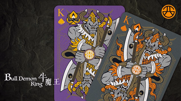 Bicycle Bull Demon King (Demolition Grey) Playing Cards - thumbnail 3