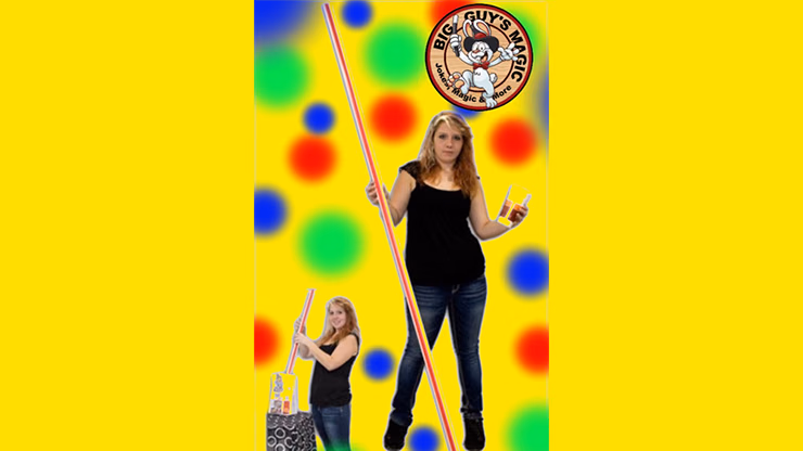 Appearing Straw - 8 Foot By Big Guys Magic - thumbnail 3