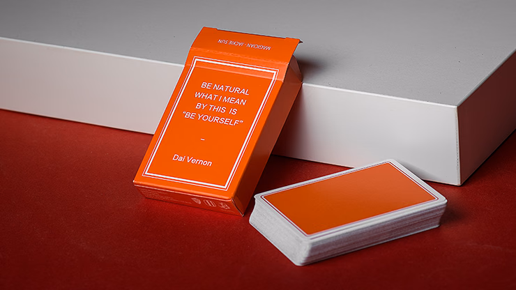 Magic Notebook Deck - Limited Edition (Orange) by The Bocopo Playing Card Company - Image 2