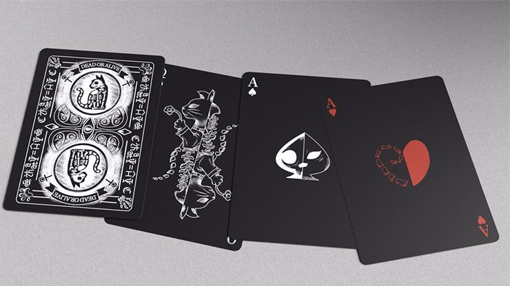 Schrodinger's Cat: Dead Black Edition Playing Cards - thumbnail 4