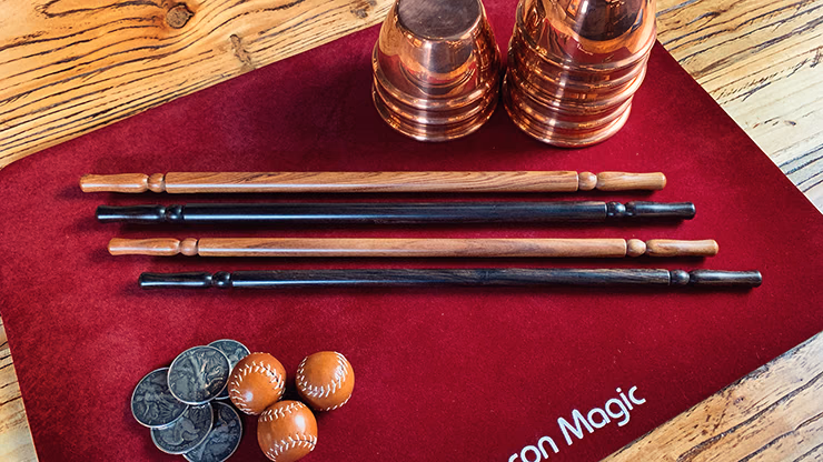 Wooden wand PRO (Standard Brown) by Harry He & Bacon Magic - thumbnail 6