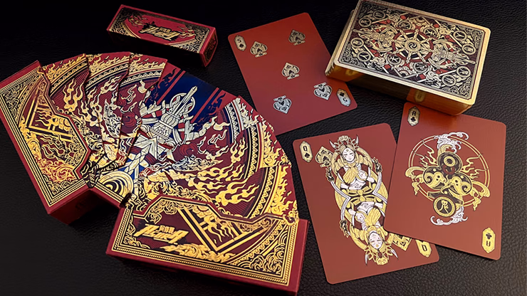 Asura Deluxe (Red) Playing Cards - thumbnail 3