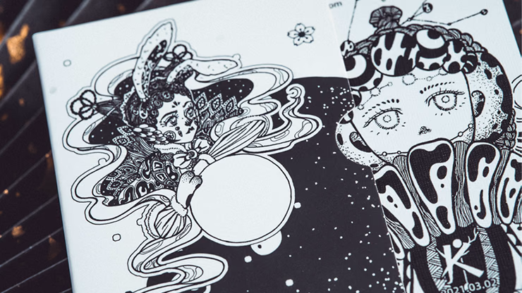 Twelve Imperial Symbols Playing Cards (Monochrome) by KING STAR - Image 2