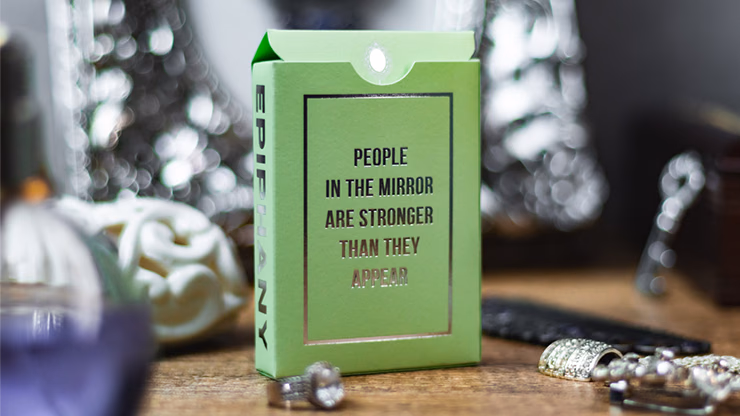 Reflections Epiphany (Green) Playing Cards by Emily Sleights - thumbnail 6