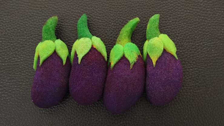 Sponge Emoji EGGPLANT (4PK.) by Andy Amyx- Trick - Image 2