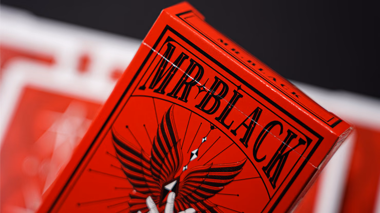 Mr. Black V1 (Red) Playing Cards - Image 2