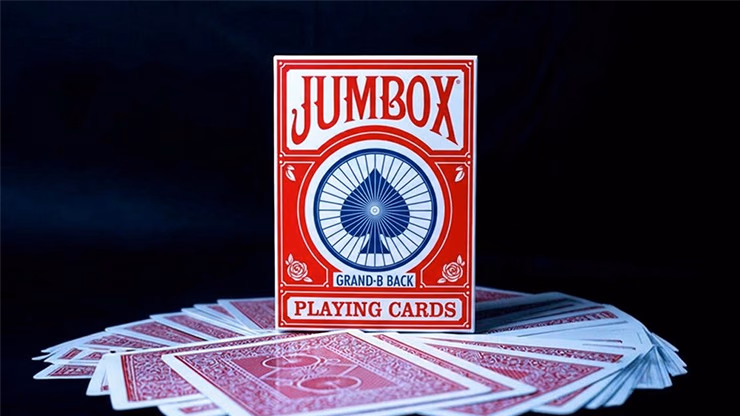 Jumbox Invisible Deck (Red) by Magic Dream - Image 2