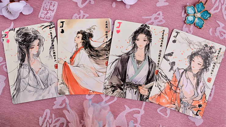 Four Beauties (YangYuhuan) Playing Cards - thumbnail 4