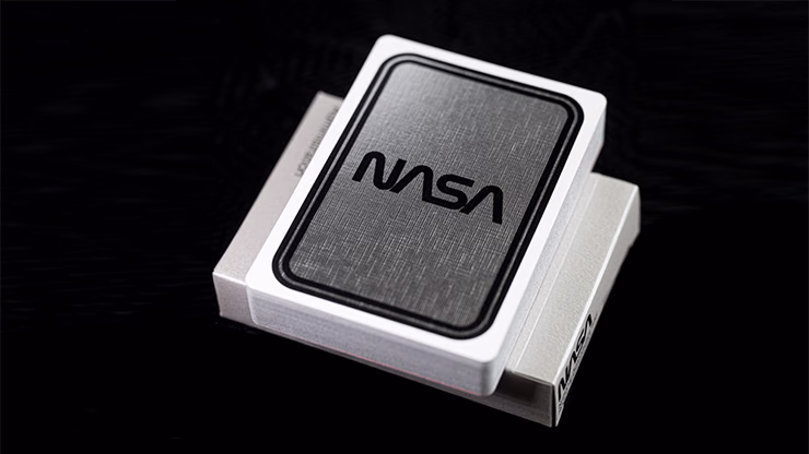 Silver Foil NASA Worm Playing Cards - thumbnail 3