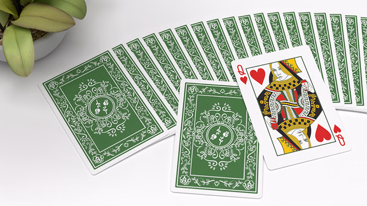BLACK ROSES IMMERGRÜN Playing Cards - thumbnail 6