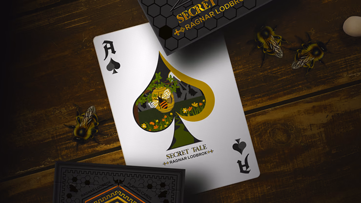 Secret Tale Ragnar White Bee Collector's Playing Cards - Image 2