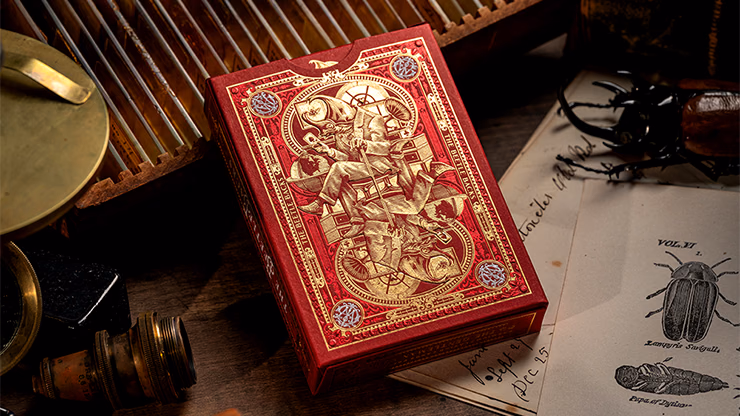 The Beetle Backs (Crimson Edition) Playing Cards - thumbnail 6