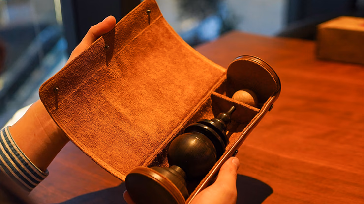Untrammelled Leather Carrying Case by Wonder House & TCC - magic trick
