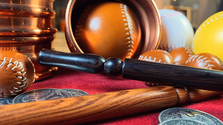 Wooden wand PRO (Standard Black) by Harry He & Bacon Magic - thumbnail 3