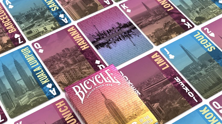 Bicycle Cities of the World Playing Cards by US Playing Card - Image 2