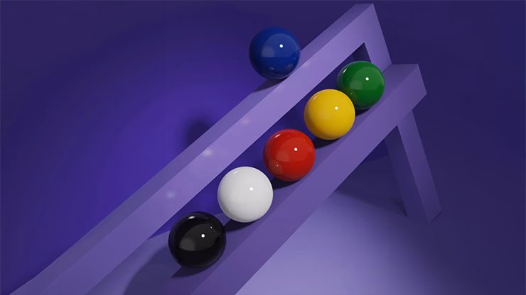 Magnetic Ball (Black) by Iarvel Magic - thumbnail 3