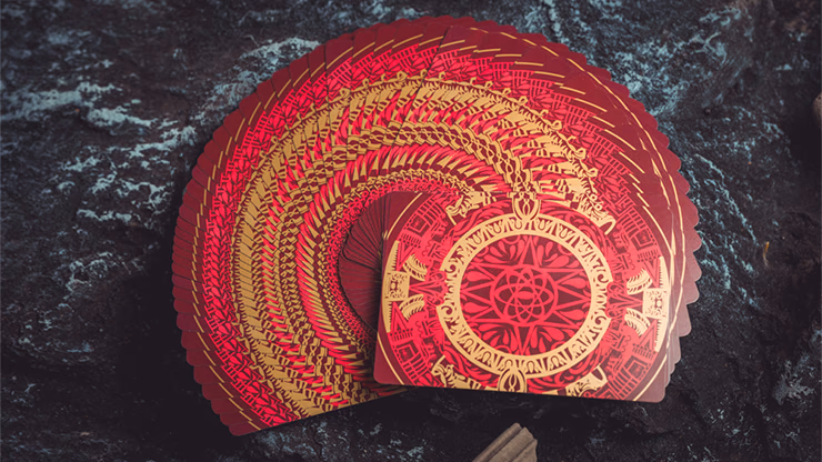 Gilded Atlantis: Fire Playing Cards - thumbnail 3