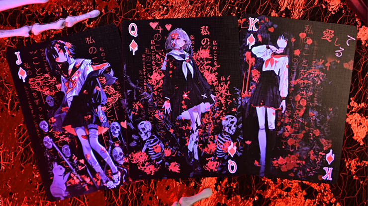 Crimson Maple Playing Cards by Evokad - thumbnail 3