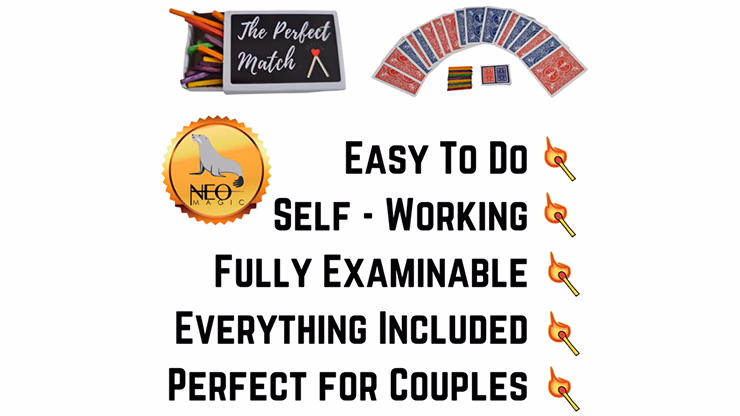 PERFECT MATCH (Gimmicks and Online Instructions) by Vinny Sagoo - Trick - thumbnail 4