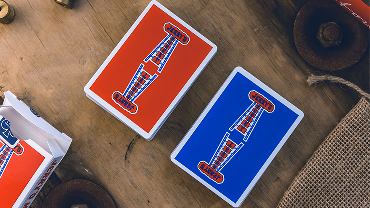 Modern Feel Jerry's Nuggets Gaff (Blue and Red) Playing Cards - thumbnail 4