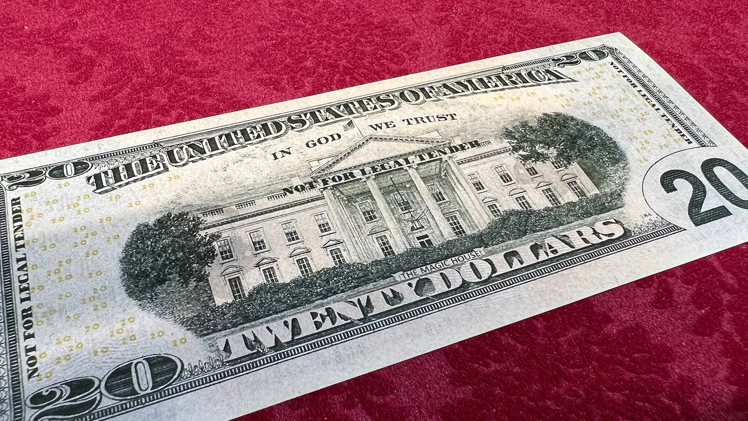 Impossible Tear US 20 Banknote x4 - Stage Money - thumbnail 3