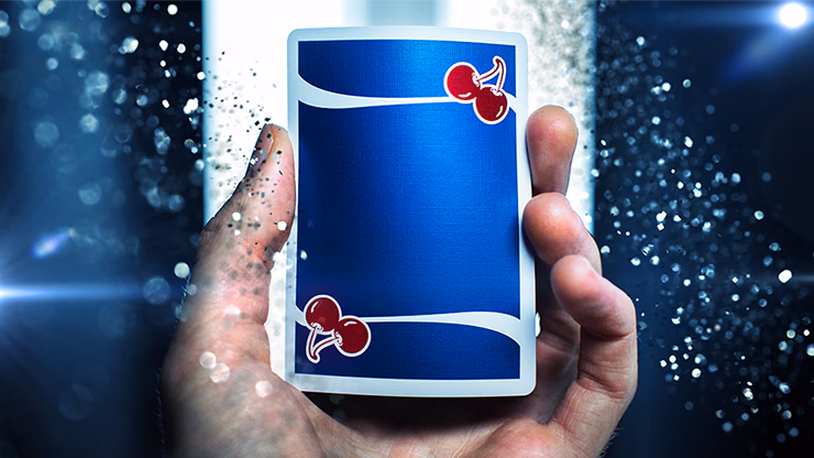 Cherry Casino Playing Cards (Tahoe Blue) by Pure Imagination Projects - Image 2
