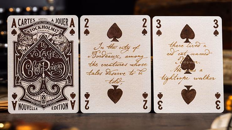 Le Voyage Du Chat Rouge Playing Cards by Stockholm17 - Image 2