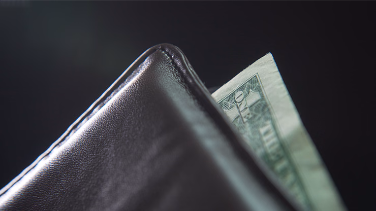 Easy Money Brown Wallet (Gimmick and Online Instructions) by Spencer Kennard - Trick - Image 2