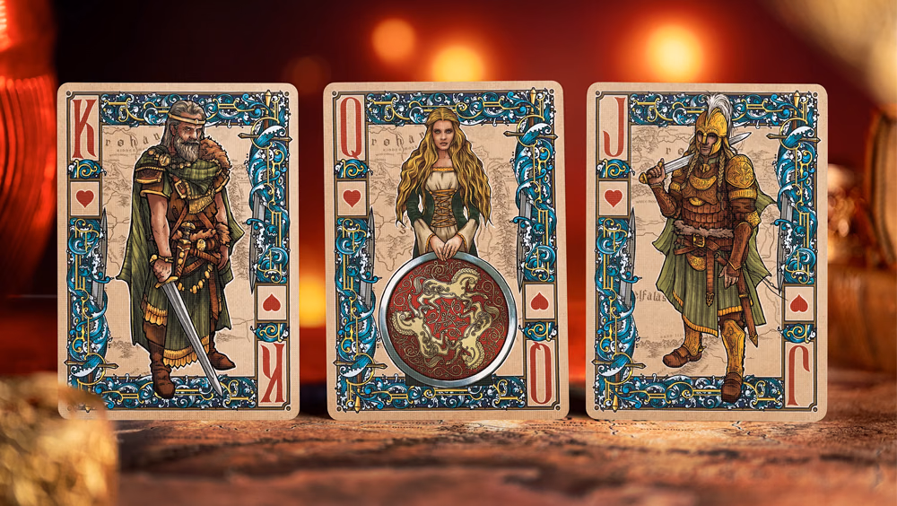 The Lord of the Rings - Two Towers Playing Cards (Foiled Edition) by Kings Wild - thumbnail 3
