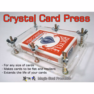 Crystal Card Press by Hondo & Fon - magic trick