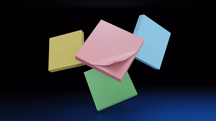 The Iarvel Magic Post-It Pad (Green) by Iarvel Magic - thumbnail 6