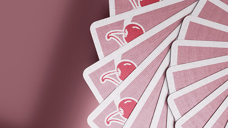 Cherry Casino (Flamingo Quartz Pink) Playing Cards By Pure Imagination Projects - thumbnail 3