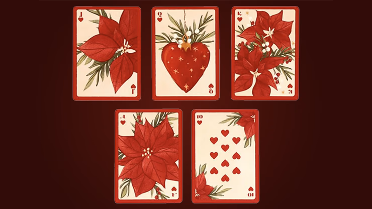 Christmas Botanicals Playing Cards by Puckator UK - Image 2