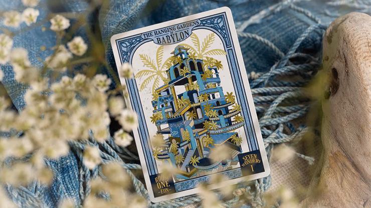 The Hanging Gardens of Babylon (Special Edition Numbered Seals) Playing Cards by Room One EON - thumbnail 4