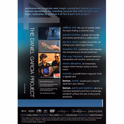 Paul Harris Presents Daniel Garcia Project Vol #4 by Daniel Garcia - DVD - Image 2