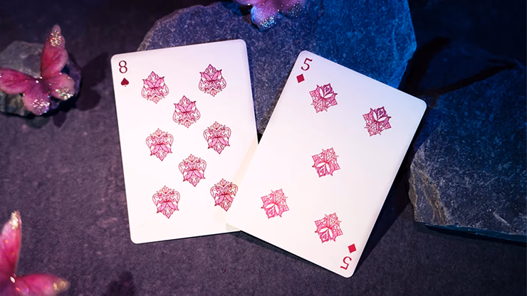 Morpho V2 (Pearl / Pink) Playing Cards by TCC Fashion - thumbnail 4
