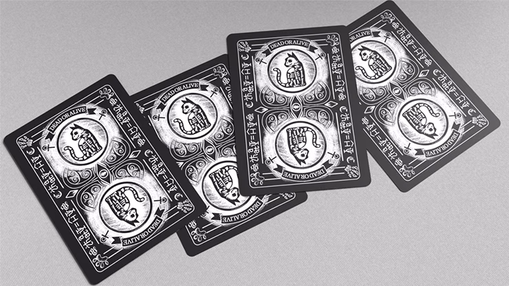 Schrodinger's Cat: Dead Black Edition Playing Cards - thumbnail 5