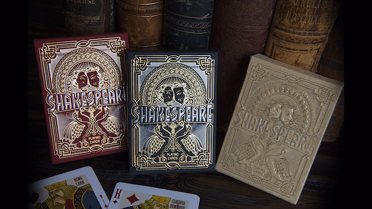 Shakespeare (Burgundy) Playing Cards - thumbnail 6
