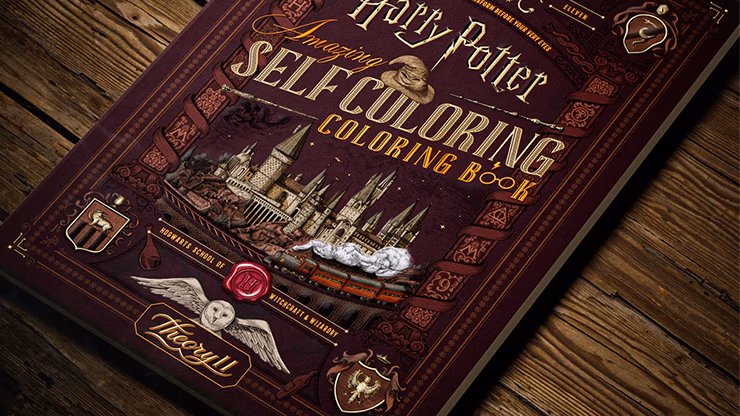 Harry Potter Self-Coloring Book by theory11 - thumbnail 6