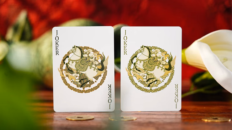 Year of the Horse (Green) Playing Cards by TCC Fashion - thumbnail 3